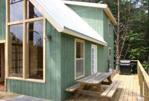 outside_deck Raft One's bunkhouse part of the outside deck.